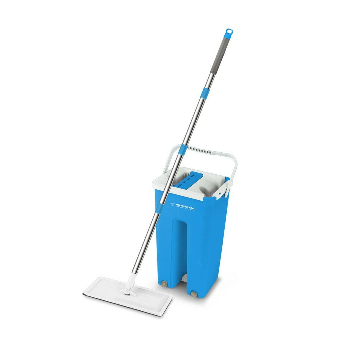 Mop with Bucket Esperanza EHS004 Μπλε Λευκό Μικροΐνες Mop with Bucket Esperanza EHS004 Μπλε Λευκό Μικροΐνες