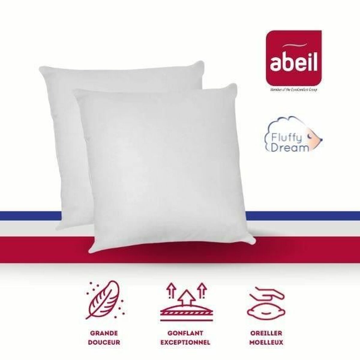 μαξιλάρι Abeil FluffyDream 60 x 60 cm x2 (Δωρεάν Μεταφορικά) μαξιλάρι Abeil FluffyDream 60 x 60 cm x2 (Δωρεάν Μεταφορικά)