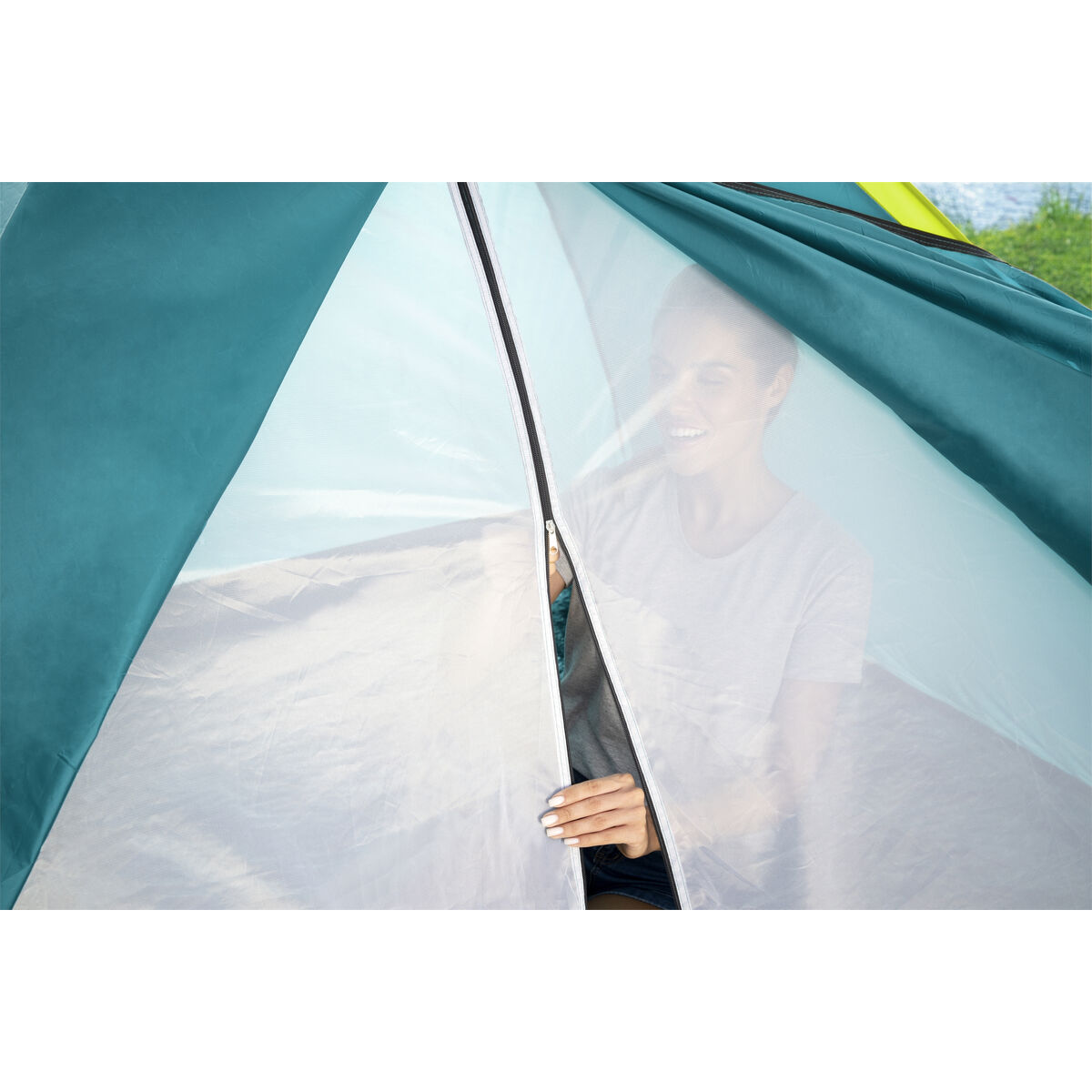 Camping Σκηνή Bestway Πράσινο 205 x 145 x 100 cm Camping Σκηνή Bestway Πράσινο 205 x 145 x 100 cm