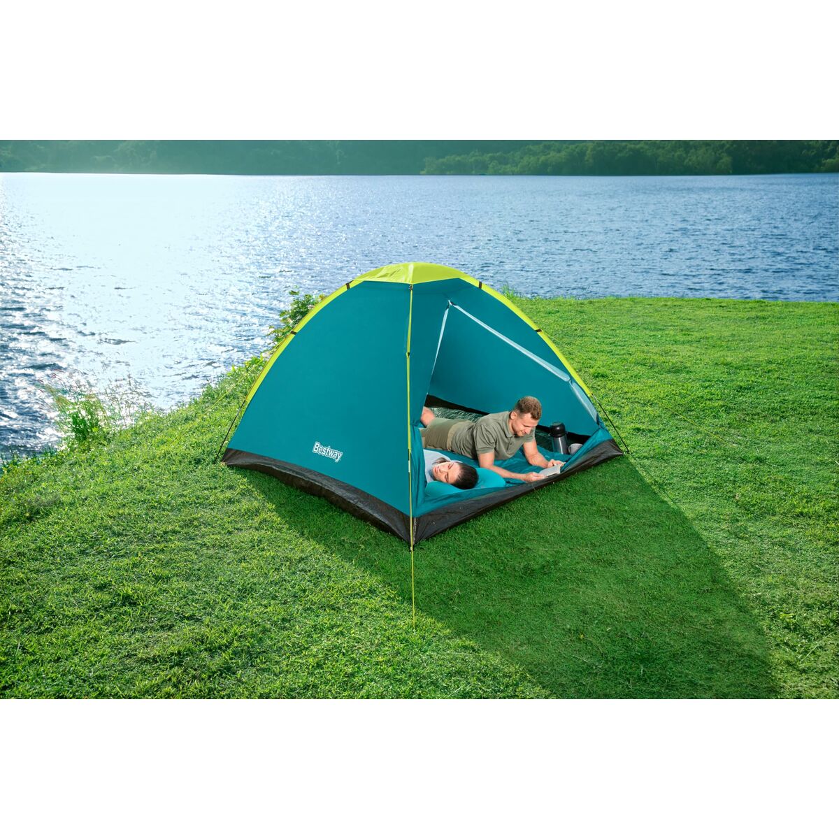 Camping Σκηνή Bestway Πράσινο 205 x 145 x 100 cm Camping Σκηνή Bestway Πράσινο 205 x 145 x 100 cm