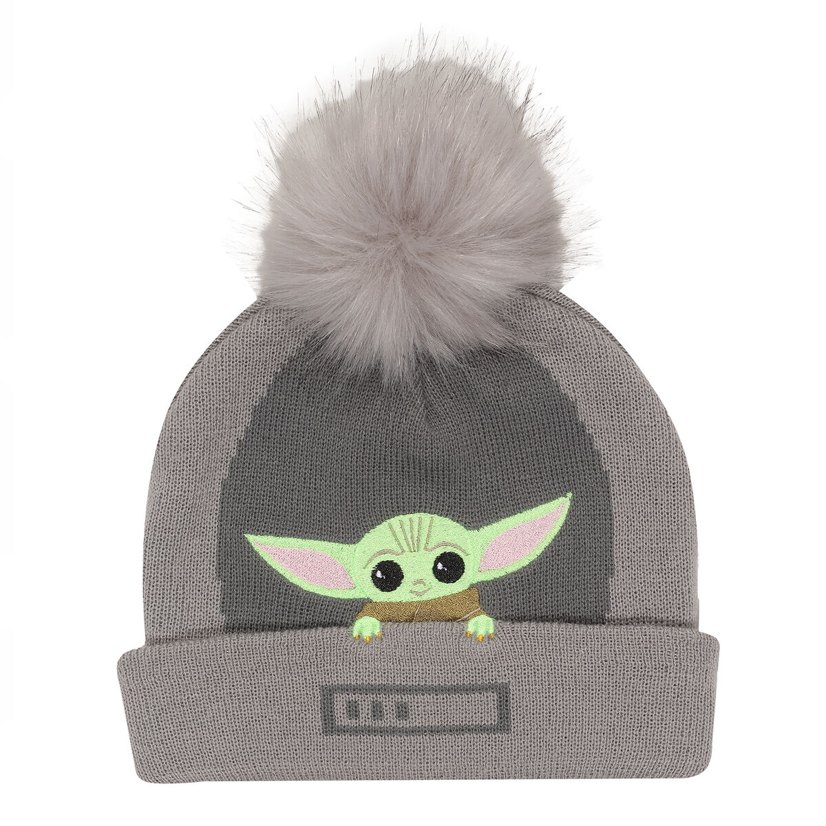 Καπέλο The Mandalorian Grogu In The Crib Beanie Γκρι Καπέλο The Mandalorian Grogu In The Crib Beanie Γκρι