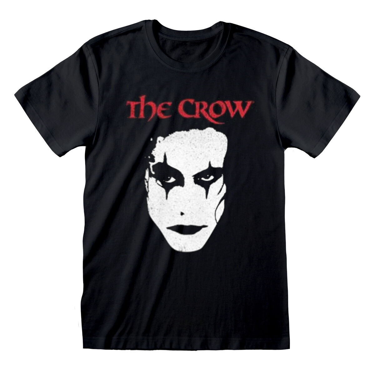 Unisex Μπλούζα με Κοντό Μανίκι The Crow Face Μαύρο Unisex Μπλούζα με Κοντό Μανίκι The Crow Face Μαύρο