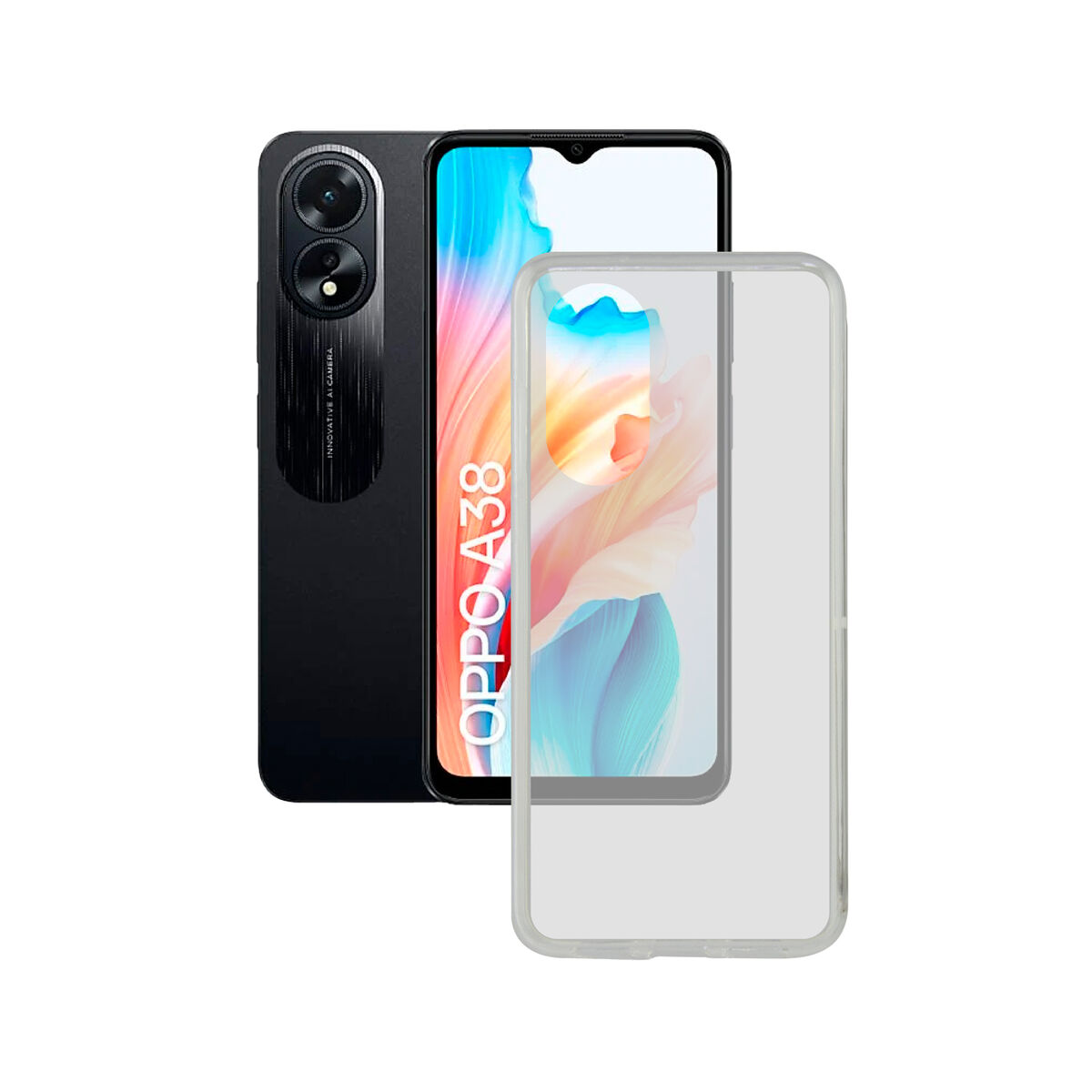 Κάλυμμα Κινητού Contact Oppo A38 Διαφανές OPPO Κάλυμμα Κινητού Contact Oppo A38 Διαφανές OPPO