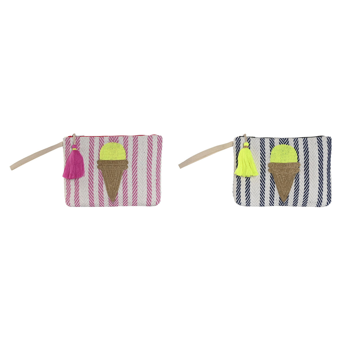 Νεσεσέρ Home ESPRIT Μπλε Ροζ 26 x 2 x 19 cm (x2) Νεσεσέρ Home ESPRIT Μπλε Ροζ 26 x 2 x 19 cm (x2)