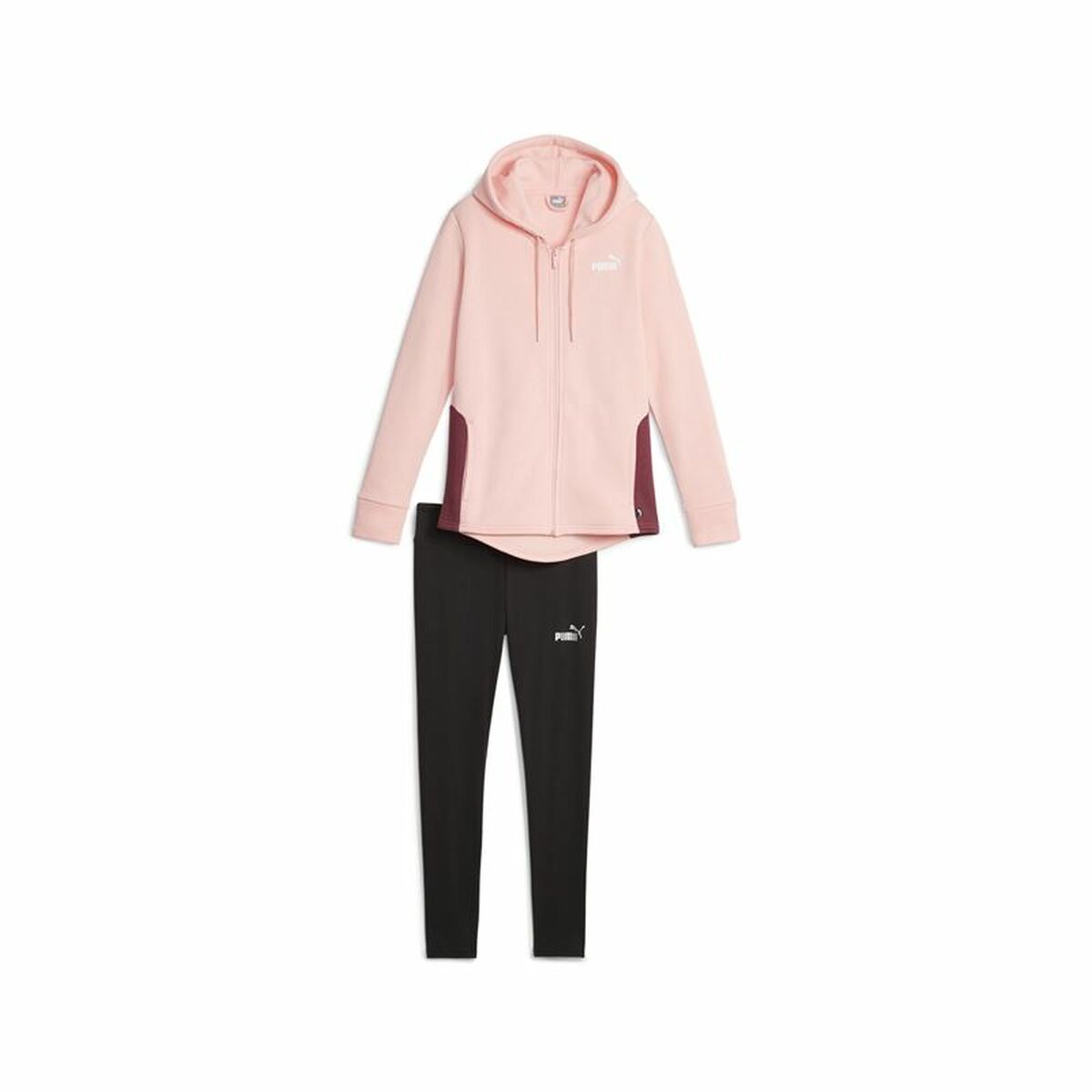 Γυναικεία Αθλητική Φόρμα Puma Metallic Track Μαύρο Ροζ Γυναικεία Αθλητική Φόρμα Puma Metallic Track Μαύρο Ροζ
