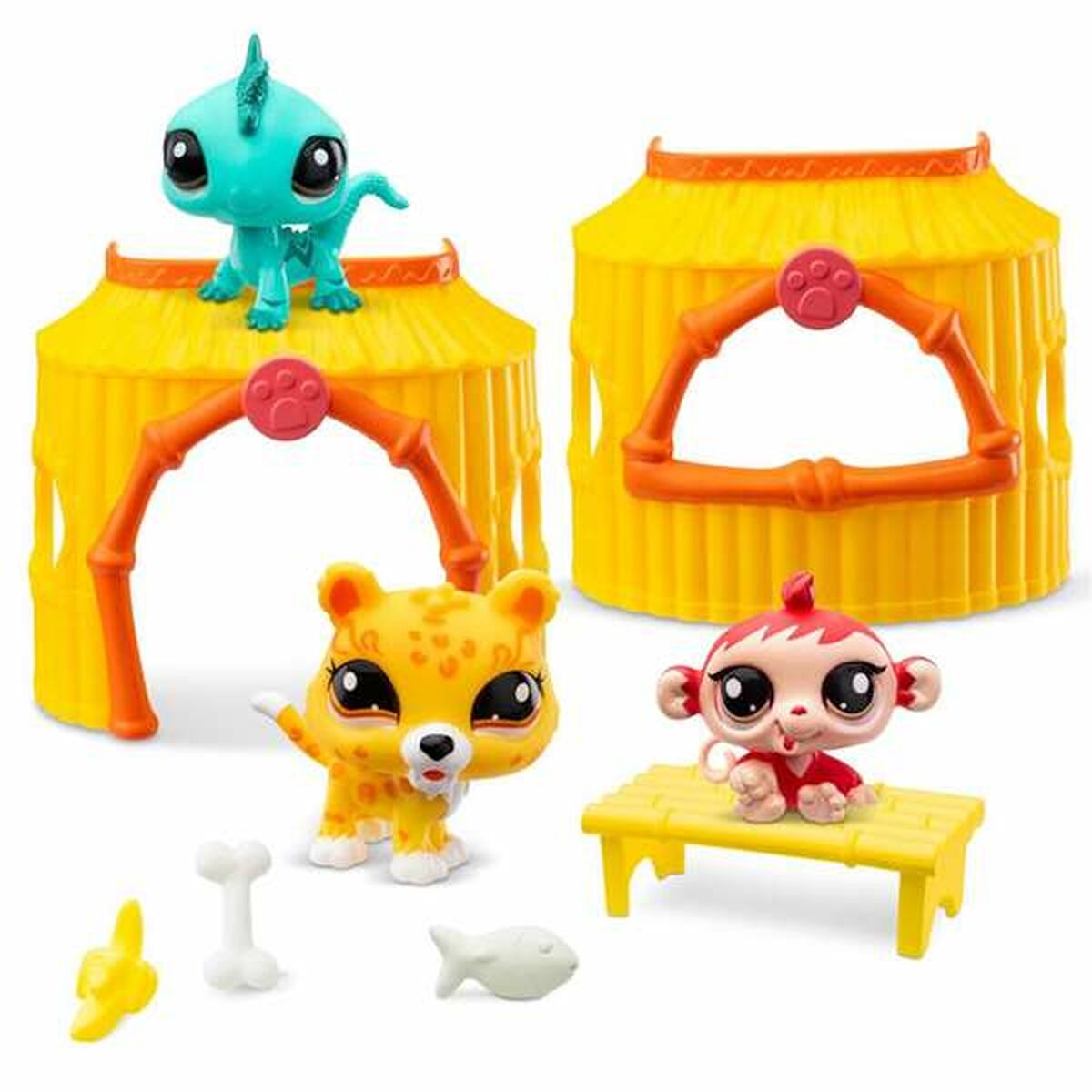 Playset Bandai Littlest Pet Shop 8 Τεμάχια Playset Bandai Littlest Pet Shop 8 Τεμάχια