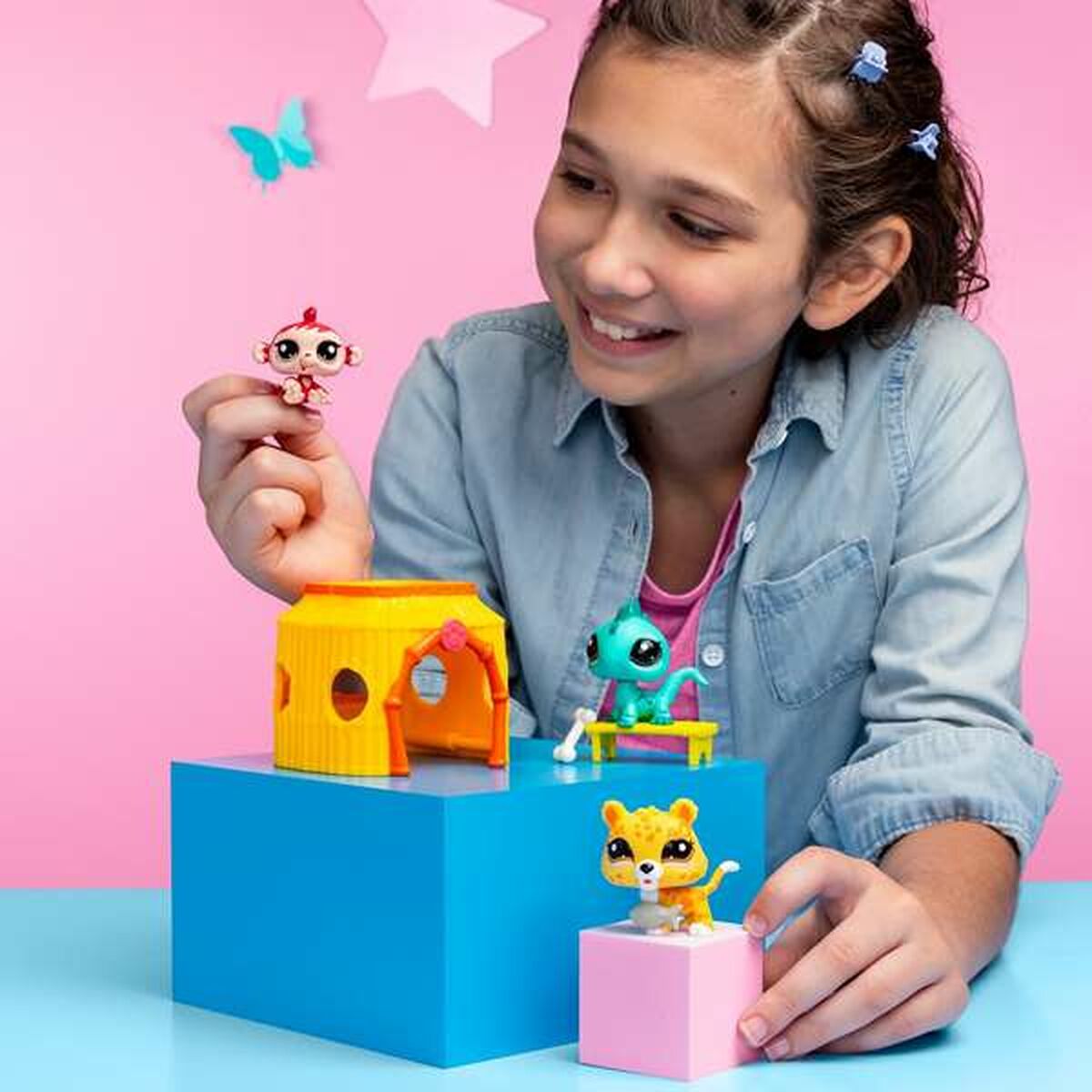 Playset Bandai Littlest Pet Shop 8 Τεμάχια Playset Bandai Littlest Pet Shop 8 Τεμάχια