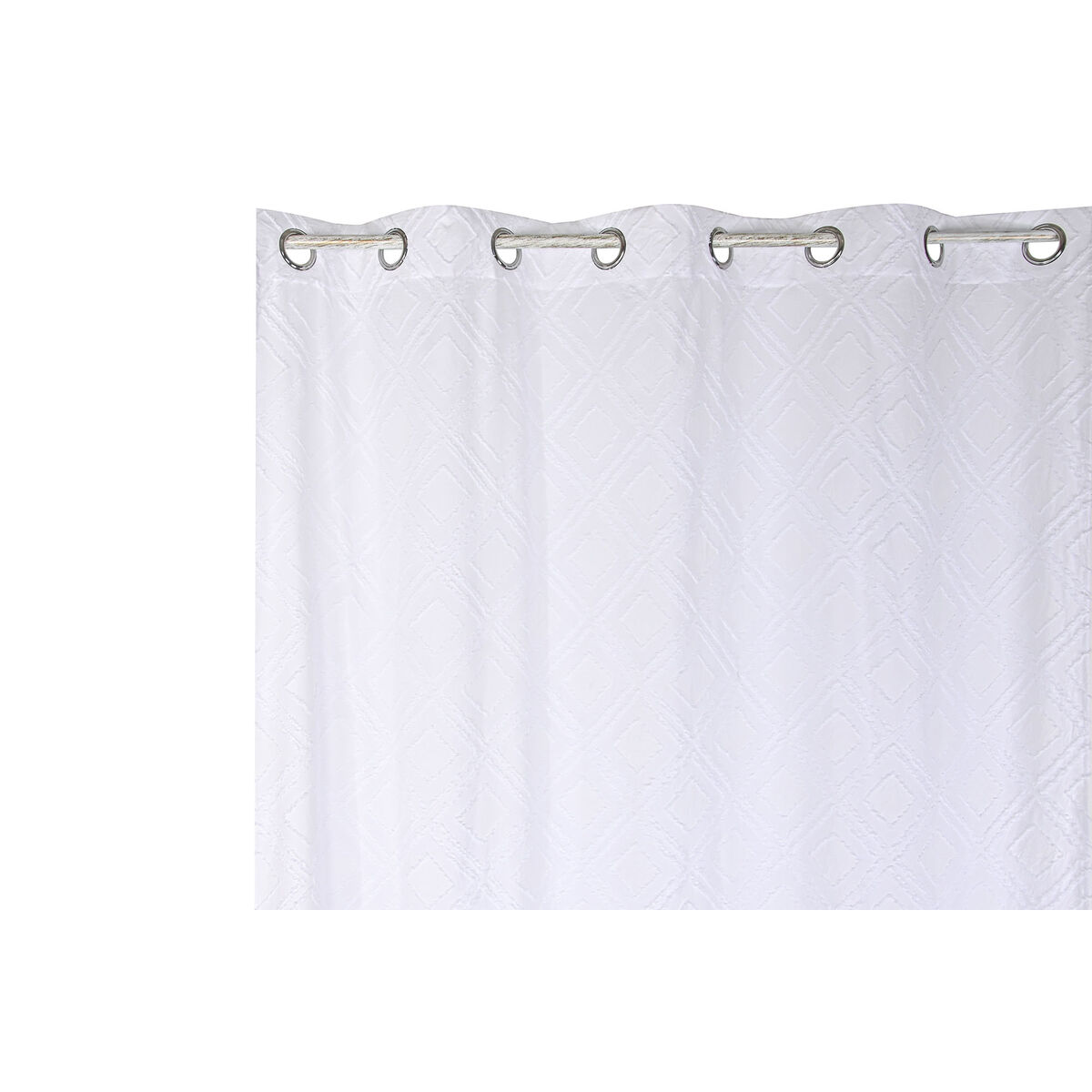 Κουρτίνα Home ESPRIT Λευκό 140 x 260 x 260 cm Κέντημα Κουρτίνα Home ESPRIT Λευκό 140 x 260 x 260 cm Κέντημα