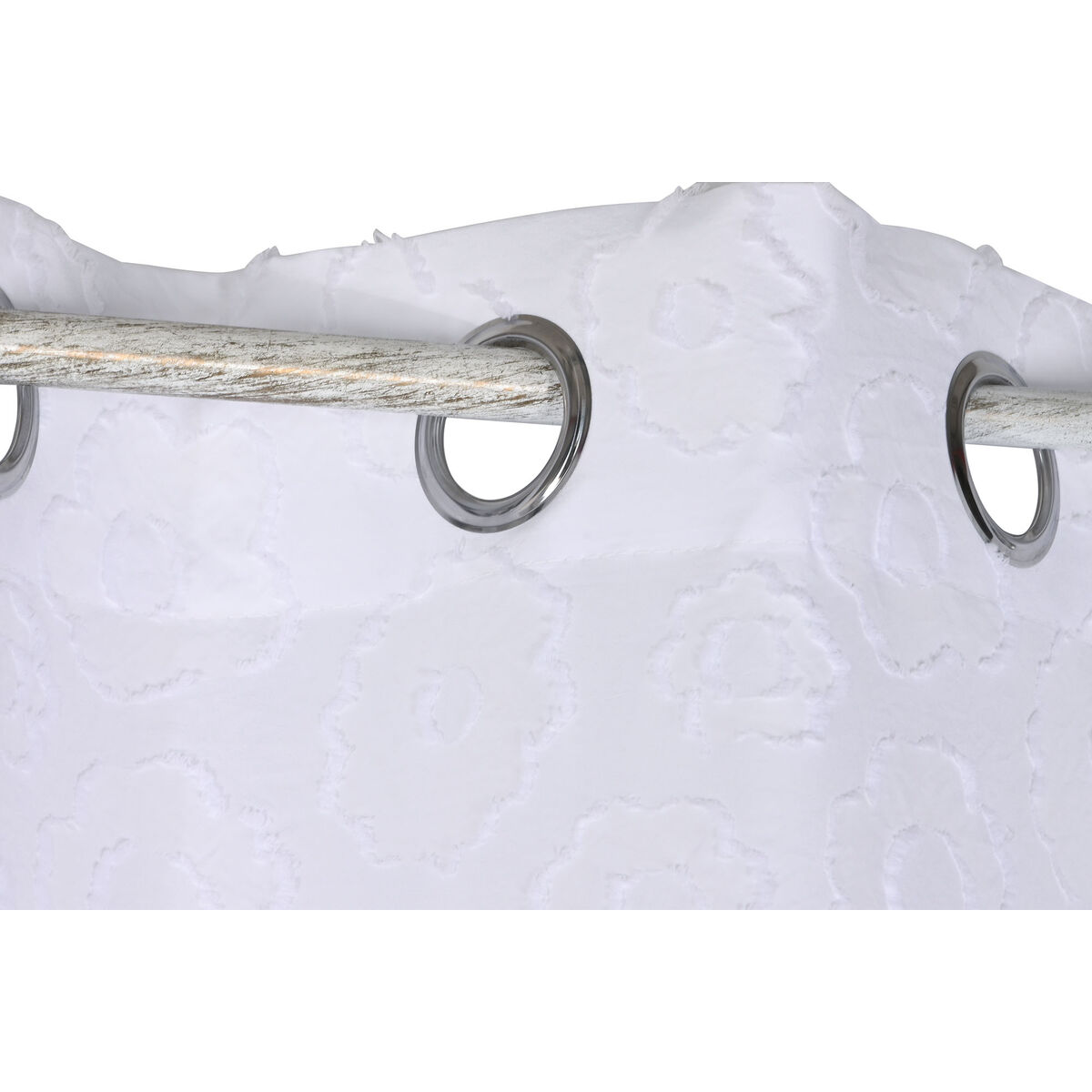 Κουρτίνα Home ESPRIT Λευκό 140 x 260 x 260 cm Κέντημα Κουρτίνα Home ESPRIT Λευκό 140 x 260 x 260 cm Κέντημα