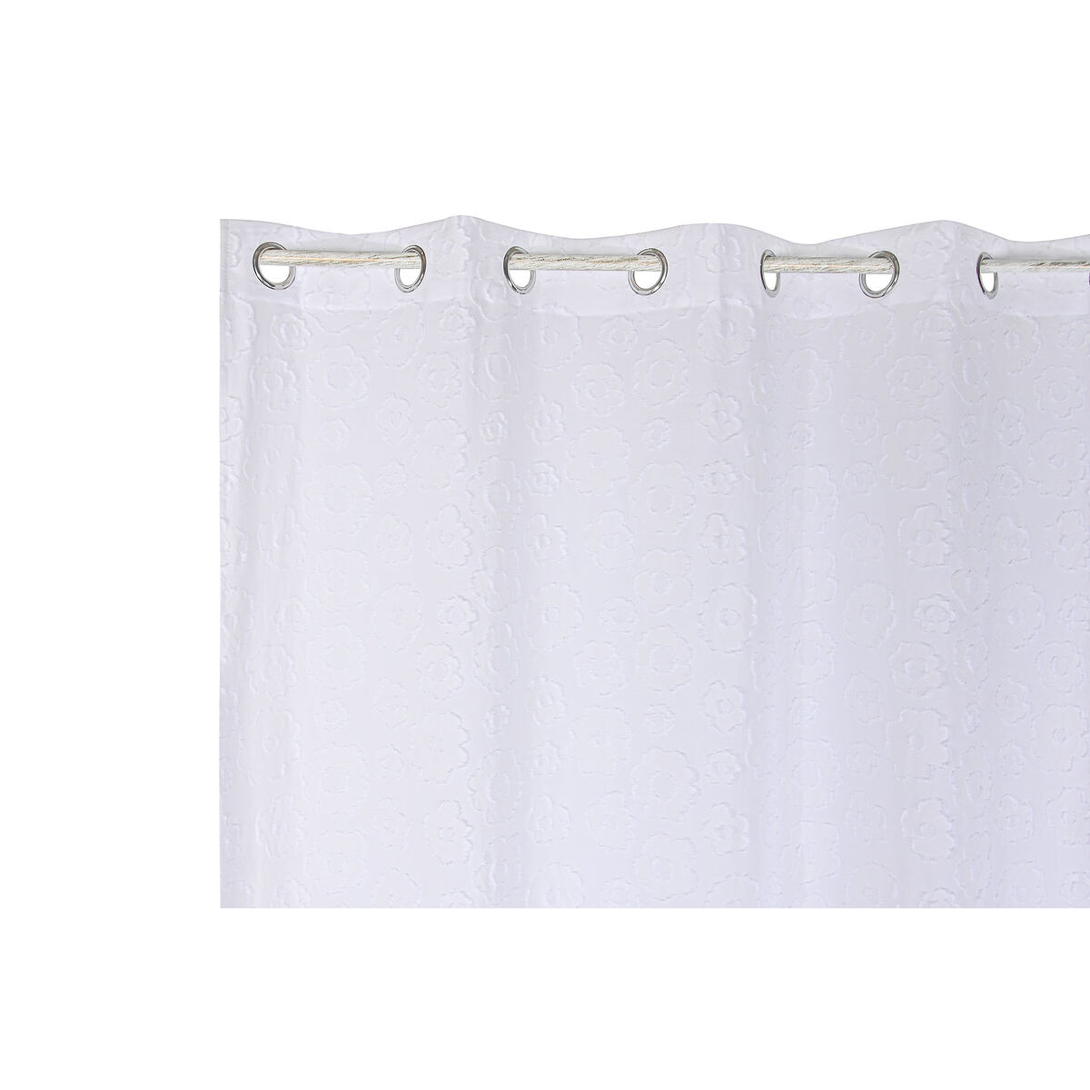 Κουρτίνα Home ESPRIT Λευκό 140 x 260 x 260 cm Κέντημα Κουρτίνα Home ESPRIT Λευκό 140 x 260 x 260 cm Κέντημα