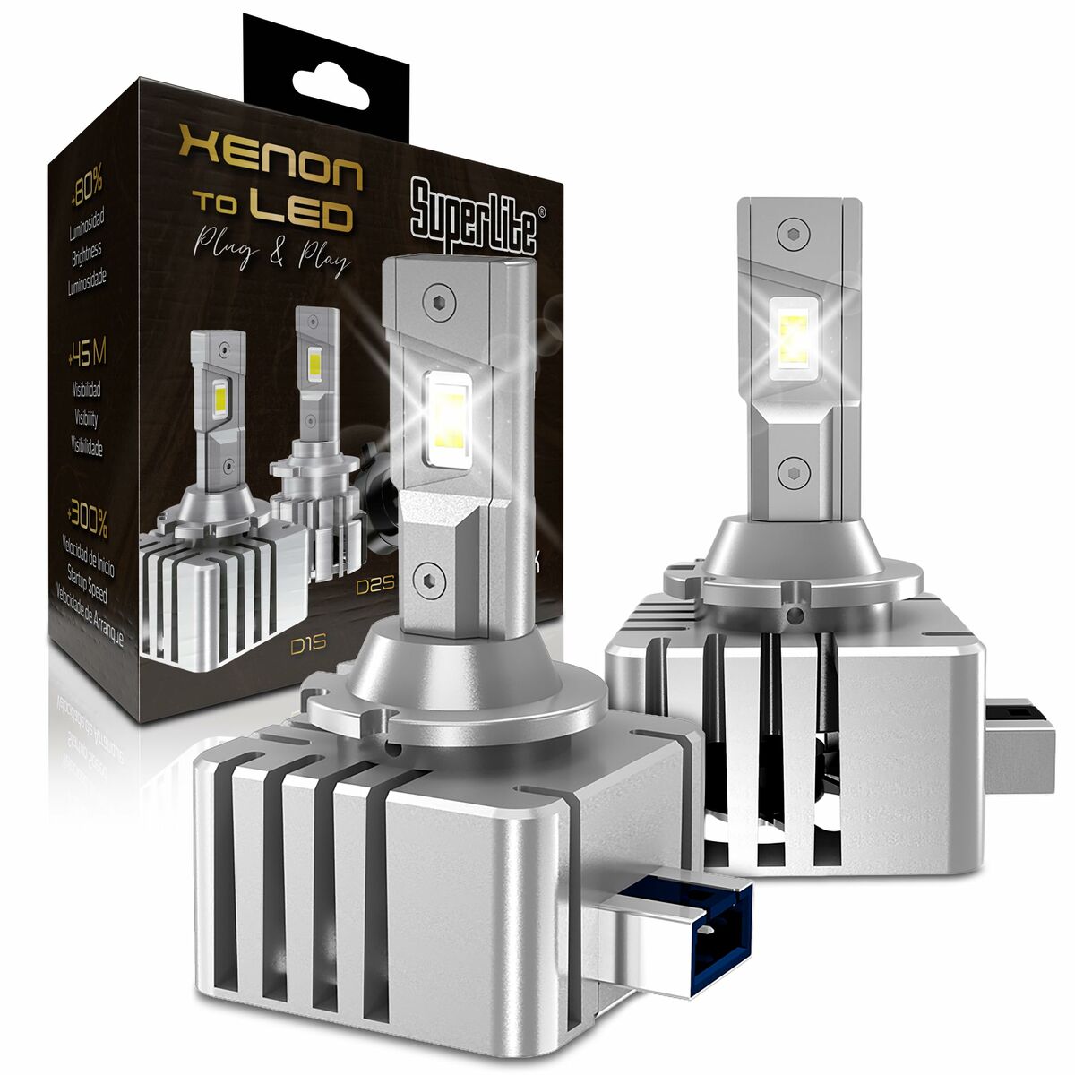 Xenon LED κιτ μετατροπής Superlite Gold D1S 9000 K 45 W Xenon LED κιτ μετατροπής Superlite Gold D1S 9000 K 45 W
