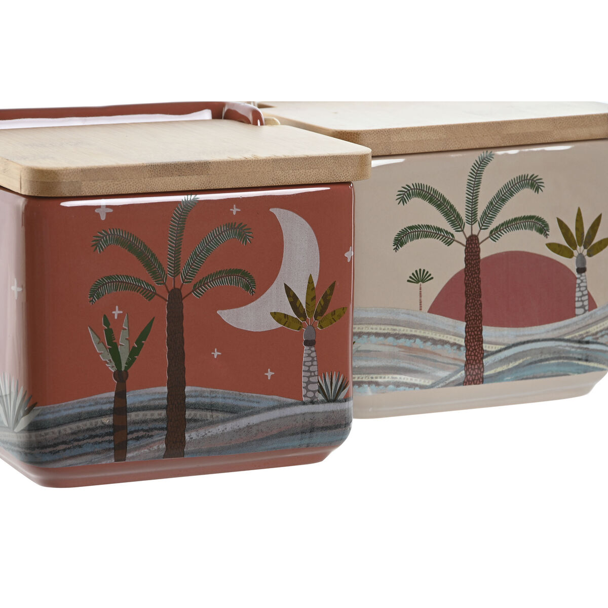 Αλατιέρα με Καπάκι Home ESPRIT Μπεζ Ροζ τερακότα Λιλά Bamboo 750 ml 14 x 12,5 x 12 cm (x2) Αλατιέρα με Καπάκι Home ESPRIT Μπεζ Ροζ τερακότα Λιλά Bamboo 750 ml 14 x 12,5 x 12 cm (x2)