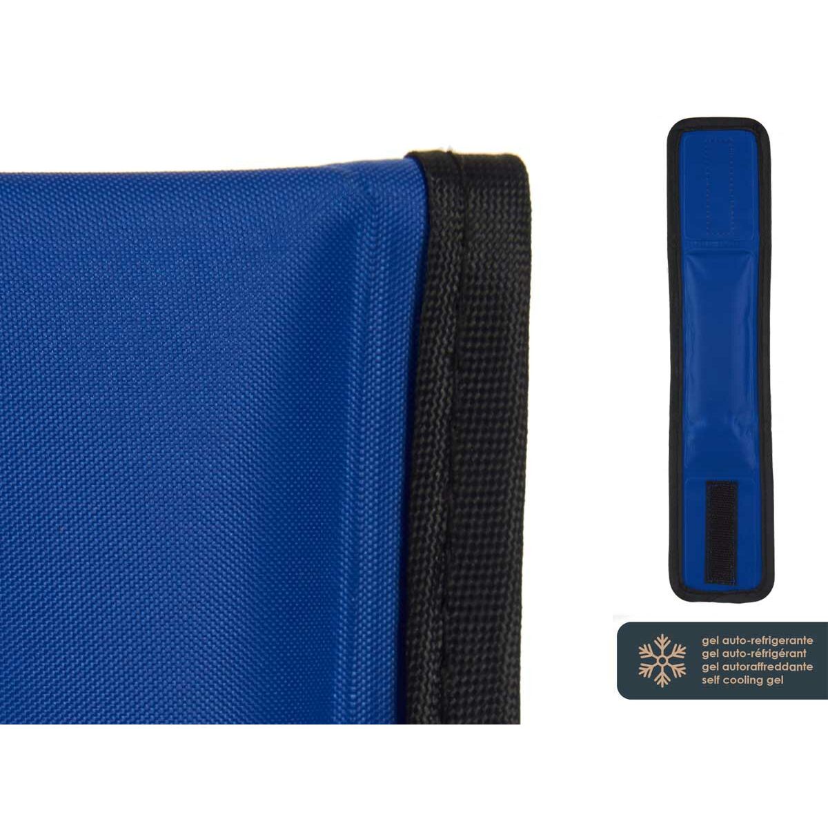 Κολλάρο Σκύλου Μπλε Μαύρο PVC Τζελ 6,3 x 1 x 30 cm Ψυκτικό μέσο (4 Μονάδες)