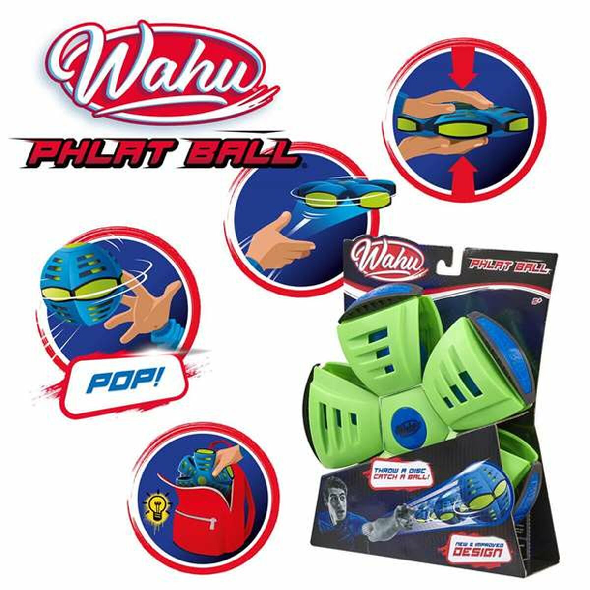 Μπάλα Goliath Wahu Phlat Πλαστική ύλη 24 x 6 x 27 cm Μπάλα Goliath Wahu Phlat Πλαστική ύλη 24 x 6 x 27 cm