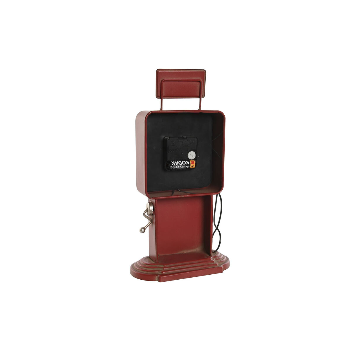 Bordklokke Home ESPRIT Κόκκινο Μέταλλο gasolinera 18 x 10 x 34 cm Bordklokke Home ESPRIT Κόκκινο Μέταλλο gasolinera 18 x 10 x 34 cm