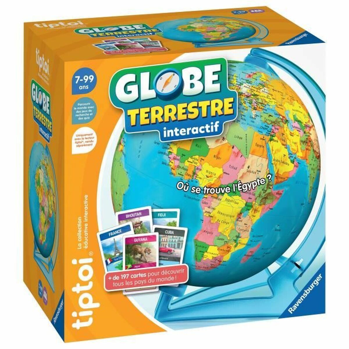 Globe Interactive Ravensburger (FR) Πλαστική ύλη (Δωρεάν Μεταφορικά) Globe Interactive Ravensburger (FR) Πλαστική ύλη (Δωρεάν Μεταφορικά)