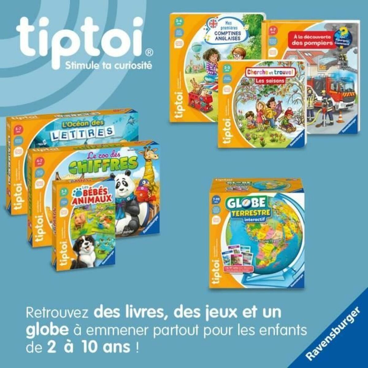 Globe Interactive Ravensburger (FR) Πλαστική ύλη (Δωρεάν Μεταφορικά) Globe Interactive Ravensburger (FR) Πλαστική ύλη (Δωρεάν Μεταφορικά)