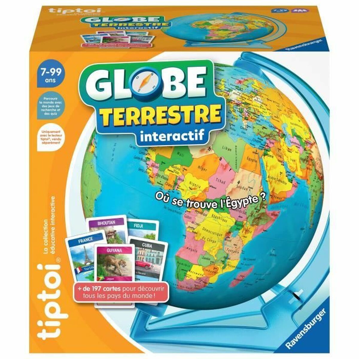 Globe Interactive Ravensburger (FR) Πλαστική ύλη (Δωρεάν Μεταφορικά) Globe Interactive Ravensburger (FR) Πλαστική ύλη (Δωρεάν Μεταφορικά)