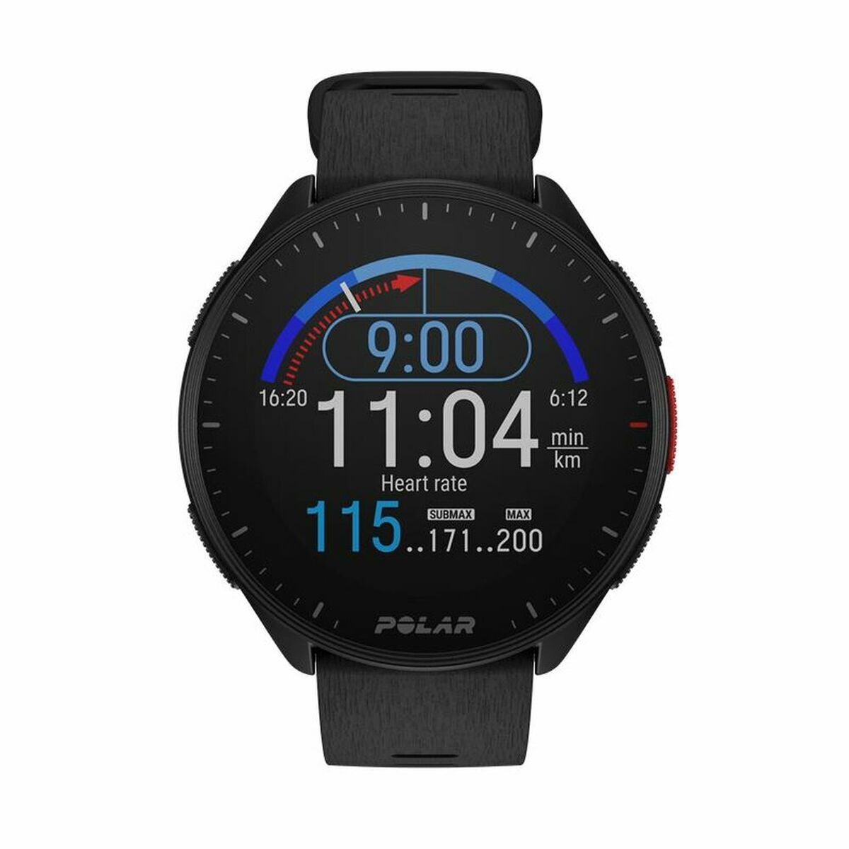 Smart Watch με Βηματόμετρο Polar Μαύρο 1,2 Smart Watch με Βηματόμετρο Polar Μαύρο 1,2