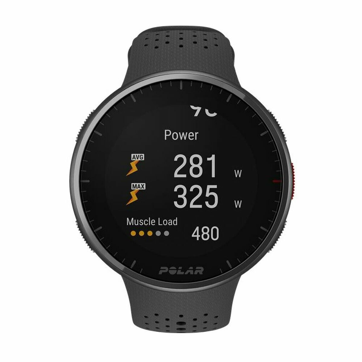 Smartwatch Polar Μαύρο 1,2