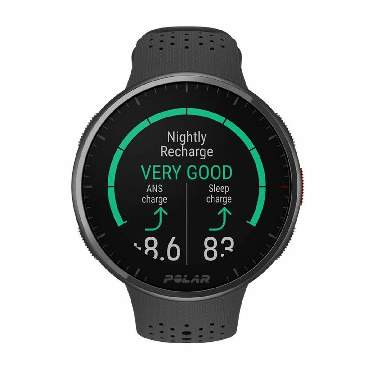 Smartwatch Polar Μαύρο 1,2