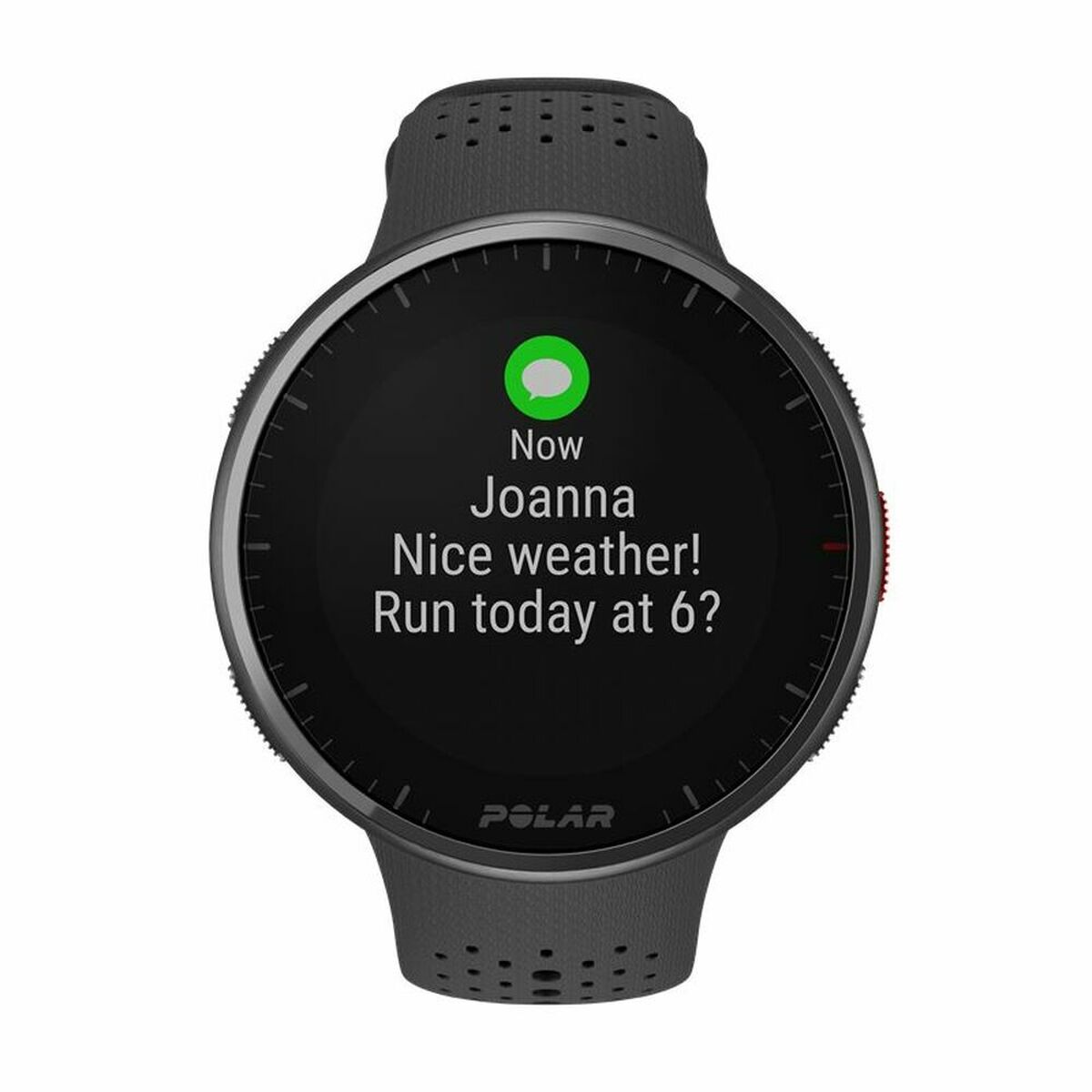 Smartwatch Polar Μαύρο 1,2