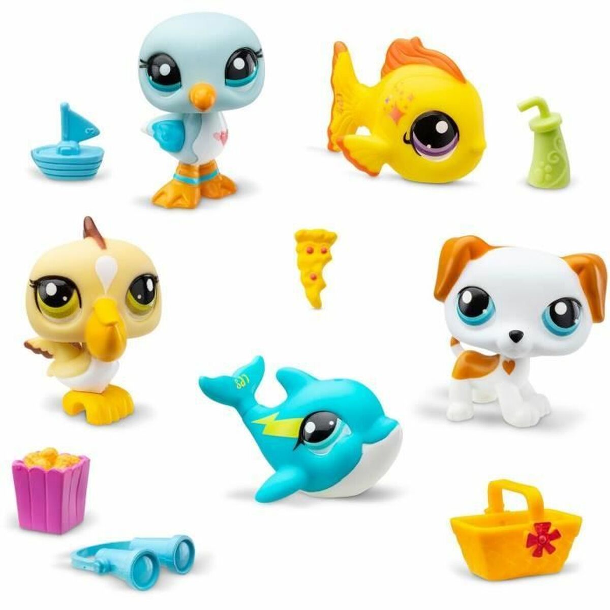 Αριθμοί που έχουν οριστεί Bandai Littlest Pet Shop Πλαστική ύλη (Δωρεάν Μεταφορικά)
