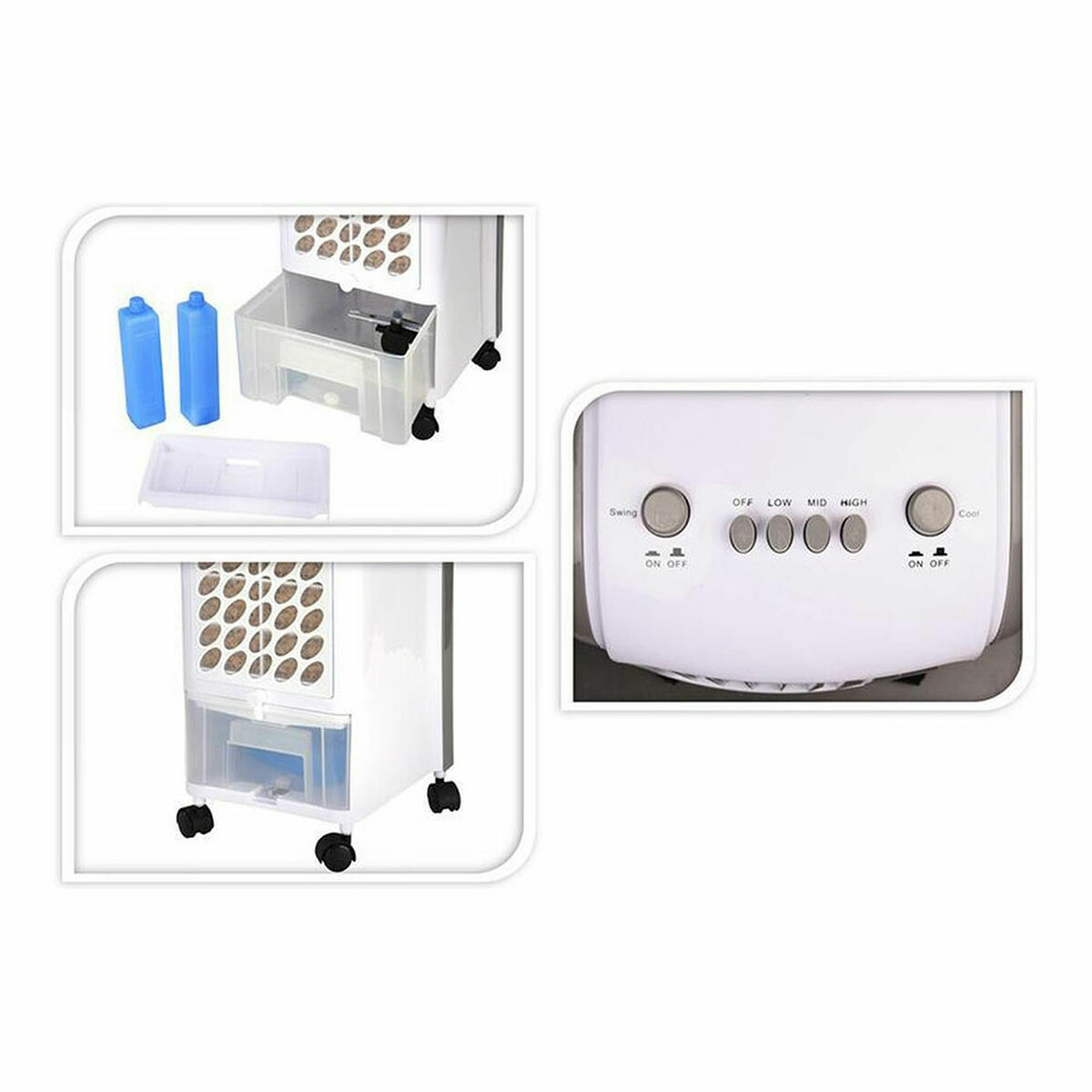 Φορητό Κλιματιστικό EDM 33516 80 W 3,6 L