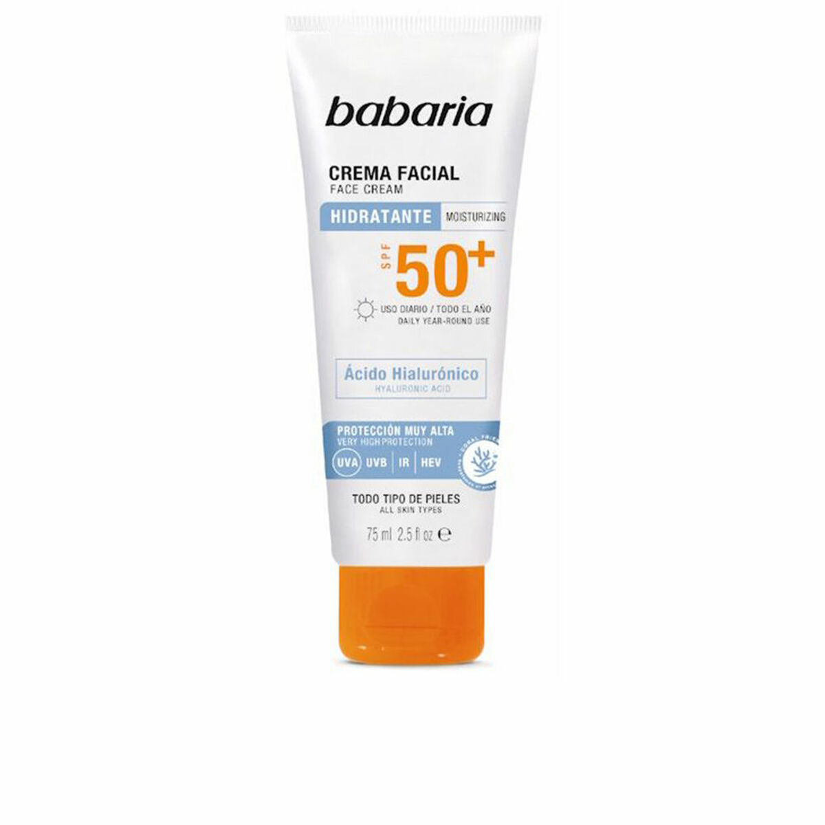 Ενισχυτής Μαυρίσματος Babaria SOLAR Spf 50+ 75 ml
