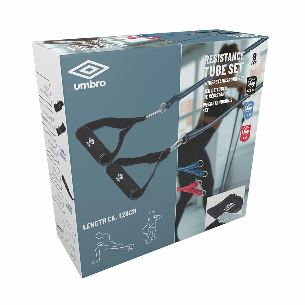 Ζώνες ελαστικής αντίστασης Umbro Μαύρο Ζώνες ελαστικής αντίστασης Umbro Μαύρο