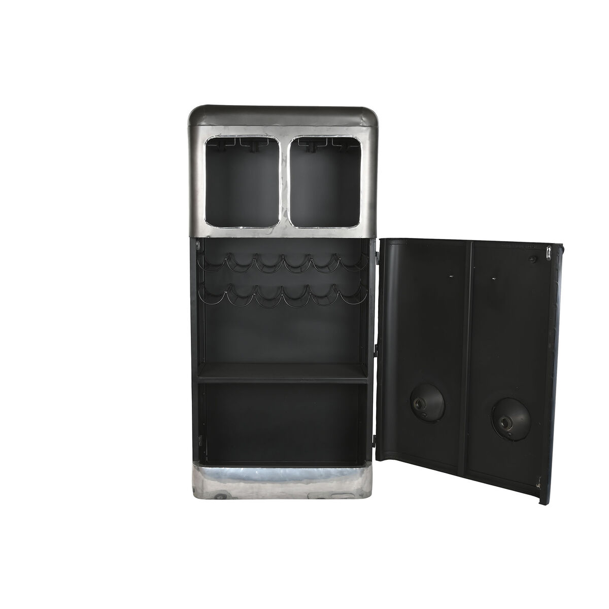 Μπουκαλοθήκη Home ESPRIT Μπλε Γκρι Μέταλλο 71 x 43 x 152 cm Μπουκαλοθήκη Home ESPRIT Μπλε Γκρι Μέταλλο 71 x 43 x 152 cm