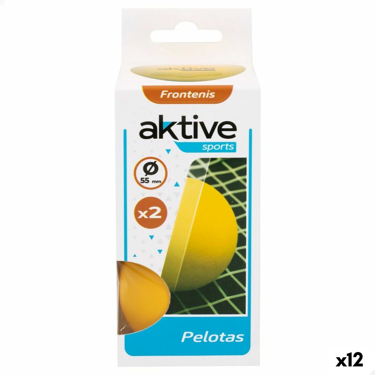 Μπάλα για Φροντένις Aktive Ø 55 cm 12 Μονάδες 2 Τεμάχια