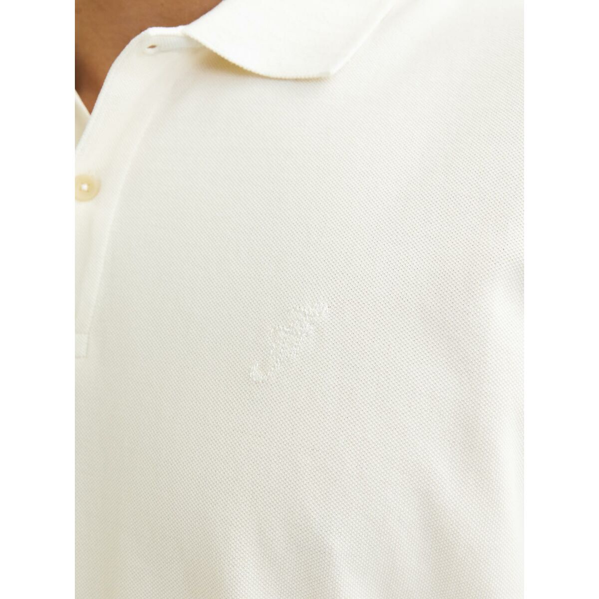 Ανδρική Μπλούζα Polo με Κοντό Μανίκι Jack & Jones JPRBLUWILLIAM 12257315 Λευκό Ανδρική Μπλούζα Polo με Κοντό Μανίκι Jack & Jones JPRBLUWILLIAM 12257315 Λευκό