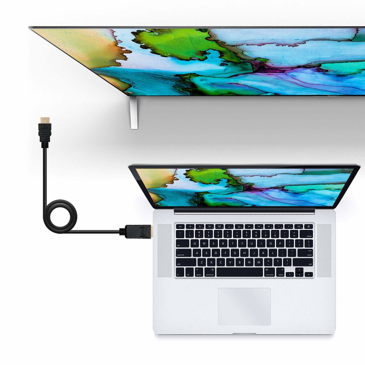 Αντάπτορας DisplayPort σε HDMI NANOCABLE 10.15.4305 Μαύρο 5 m