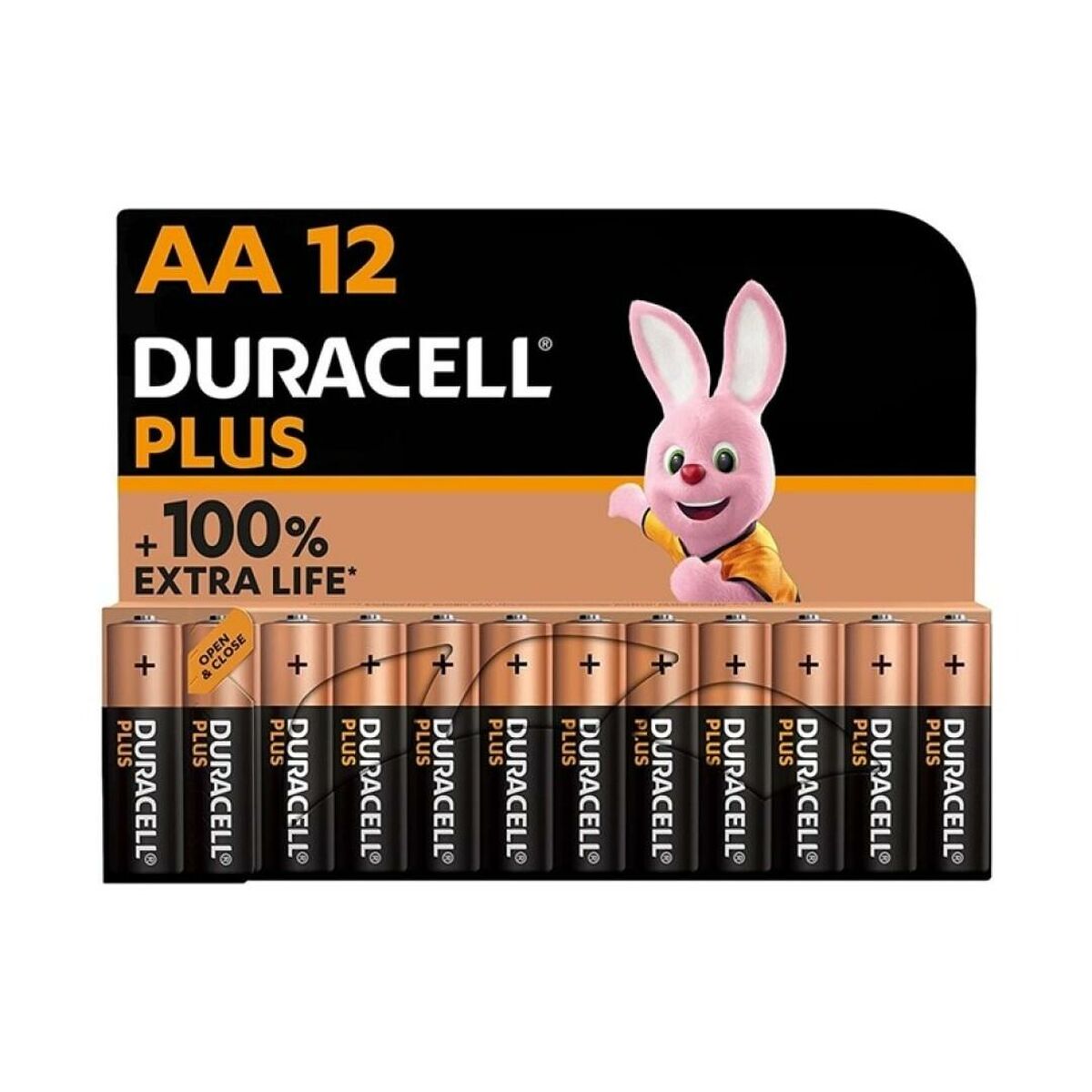 Αλκαλικές Μπαταρίες DURACELL Plus 1,5 V LR06 (12 Μονάδες) Αλκαλικές Μπαταρίες DURACELL Plus 1,5 V LR06 (12 Μονάδες)