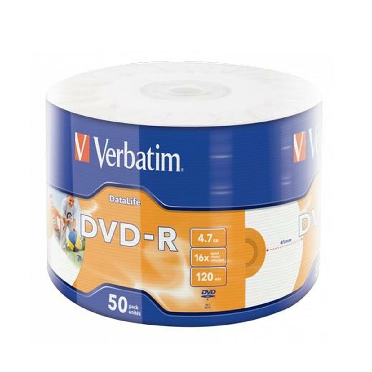 DVD-R Verbatim 4,7 GB 16x (12 Μονάδες) DVD-R Verbatim 4,7 GB 16x (12 Μονάδες)