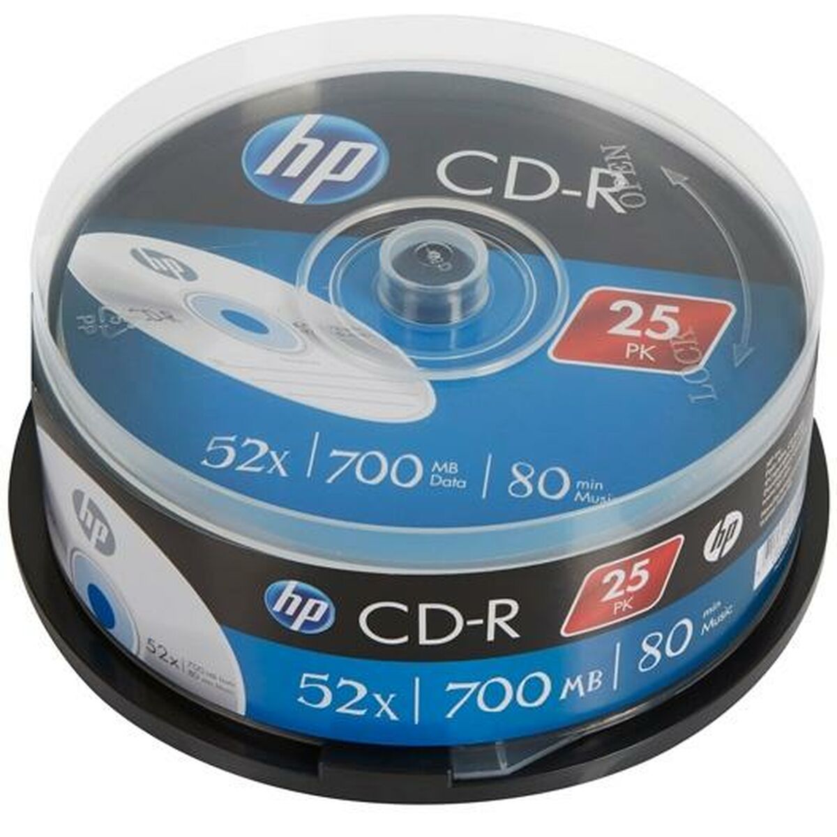 CD-R HP 700 MB 52x (8 Μονάδες) CD-R HP 700 MB 52x (8 Μονάδες)