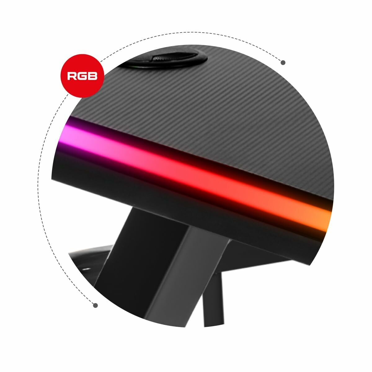 Γραφείο Gaming Huzaro HZ-Hero 5.0 RGB Μαύρο Χάλυβας Ίνες άνθρακα 116 x 69,5 x 59 cm Γραφείο Gaming Huzaro HZ-Hero 5.0 RGB Μαύρο Χάλυβας Ίνες άνθρακα 116 x 69,5 x 59 cm