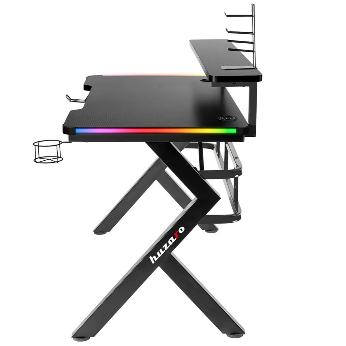 Γραφείο Gaming Huzaro HZ-Hero 5.0 RGB Μαύρο Χάλυβας Ίνες άνθρακα 116 x 69,5 x 59 cm Γραφείο Gaming Huzaro HZ-Hero 5.0 RGB Μαύρο Χάλυβας Ίνες άνθρακα 116 x 69,5 x 59 cm