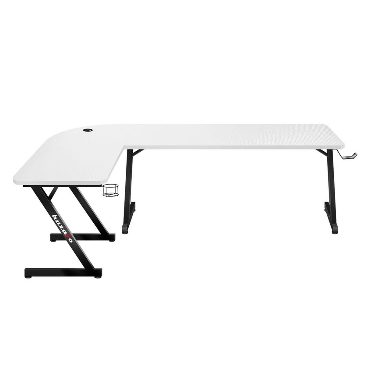 Γραφείο Gaming Huzaro HZ-Hero 7.0 Λευκό Μαύρο Ίνες άνθρακα 154 x 72,5 x 117 cm Γραφείο Gaming Huzaro HZ-Hero 7.0 Λευκό Μαύρο Ίνες άνθρακα 154 x 72,5 x 117 cm