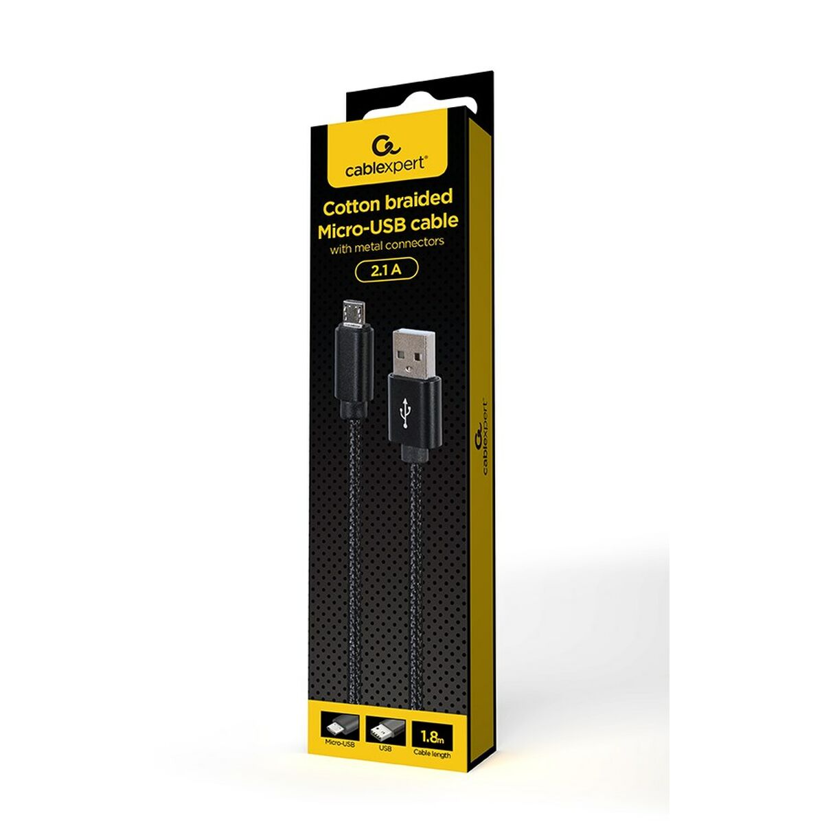 Micro USB Καλώδιο σε USB GEMBIRD CCDB-mUSB2B-AMBM-6 Μαύρο 1,8 m Micro USB Καλώδιο σε USB GEMBIRD CCDB-mUSB2B-AMBM-6 Μαύρο 1,8 m