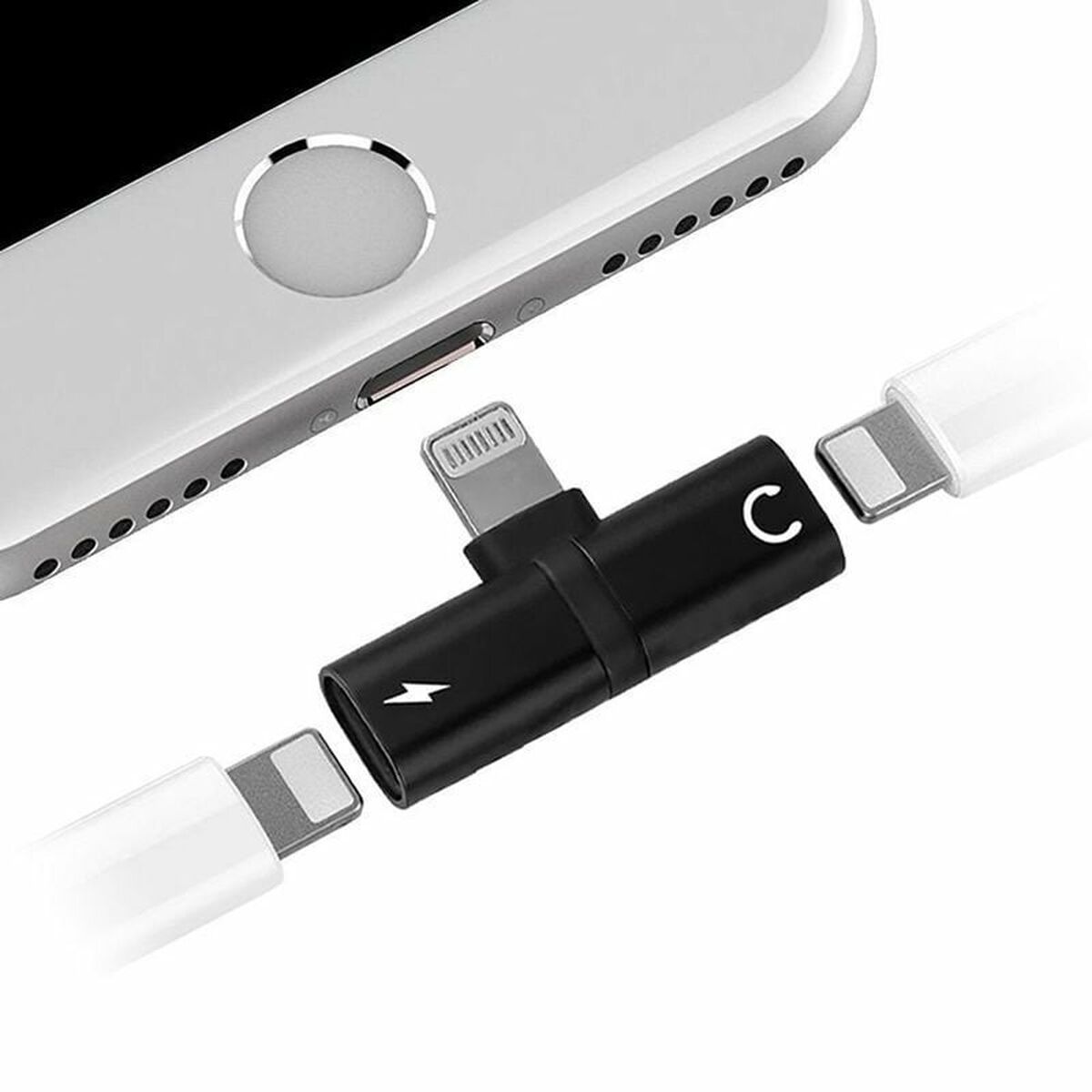 Lightning Καλώδιο Myway Splitter Μαύρο (1 μονάδα) Lightning Καλώδιο Myway Splitter Μαύρο (1 μονάδα)