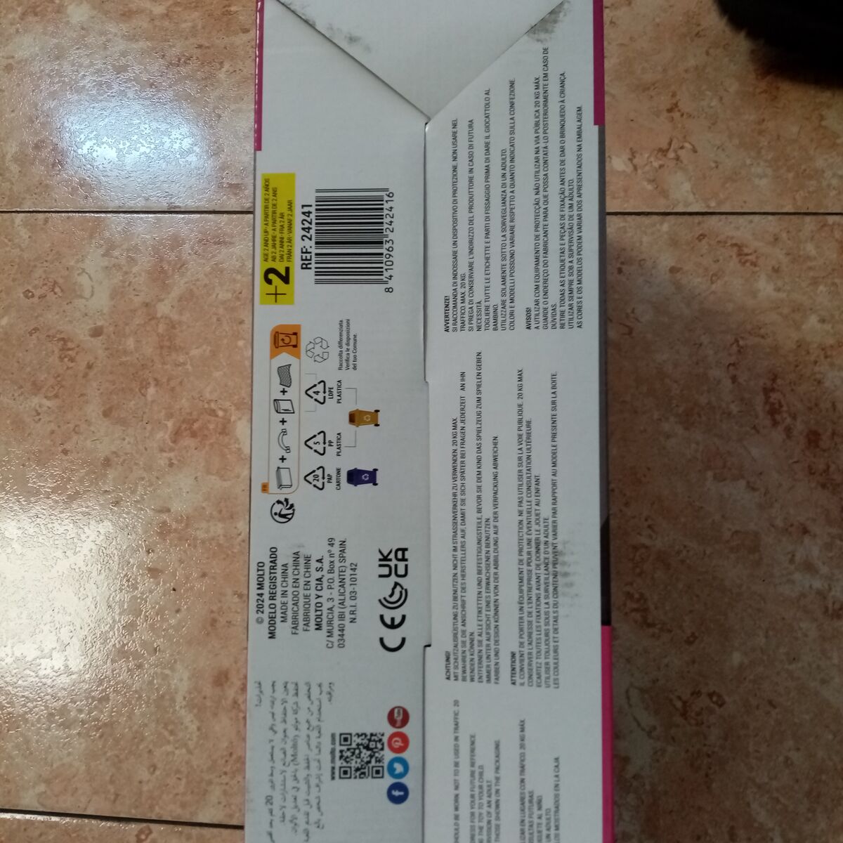 Scooter Moltó Ροζ 48 x 36 x 90 cm