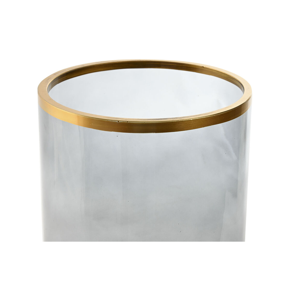 Κηροπήγιο Home ESPRIT Μπλε Χρυσό Κρυστάλλινο 21 x 21 x 35 cm