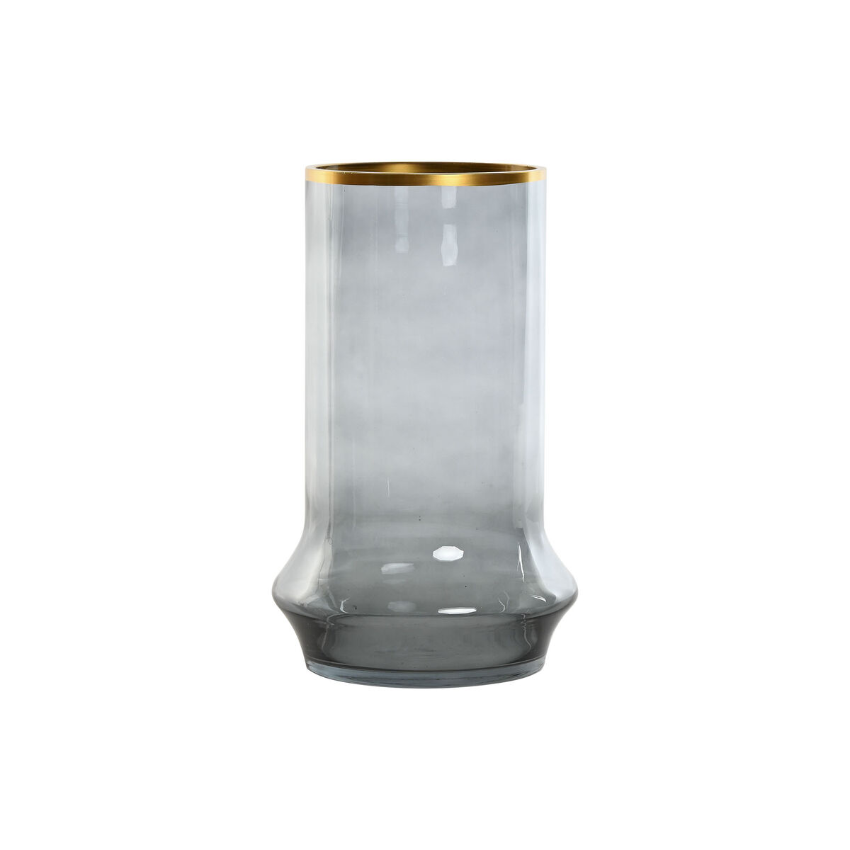 Κηροπήγιο Home ESPRIT Μπλε Χρυσό Κρυστάλλινο 21 x 21 x 35 cm