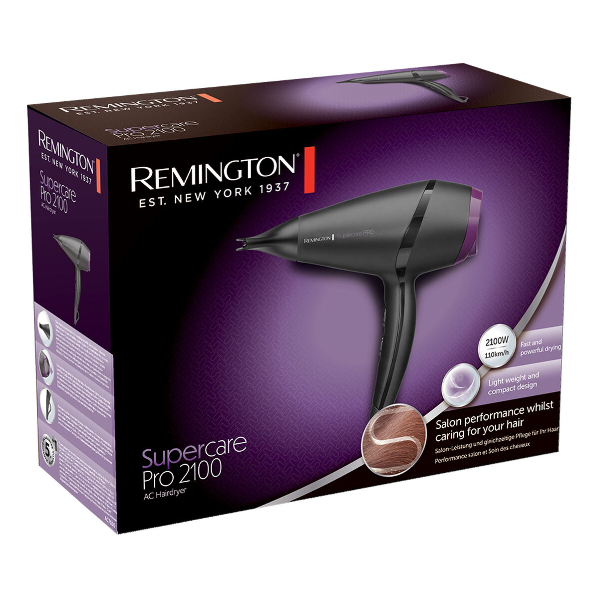 Πιστολάκι Remington Μαύρο 2100 W
