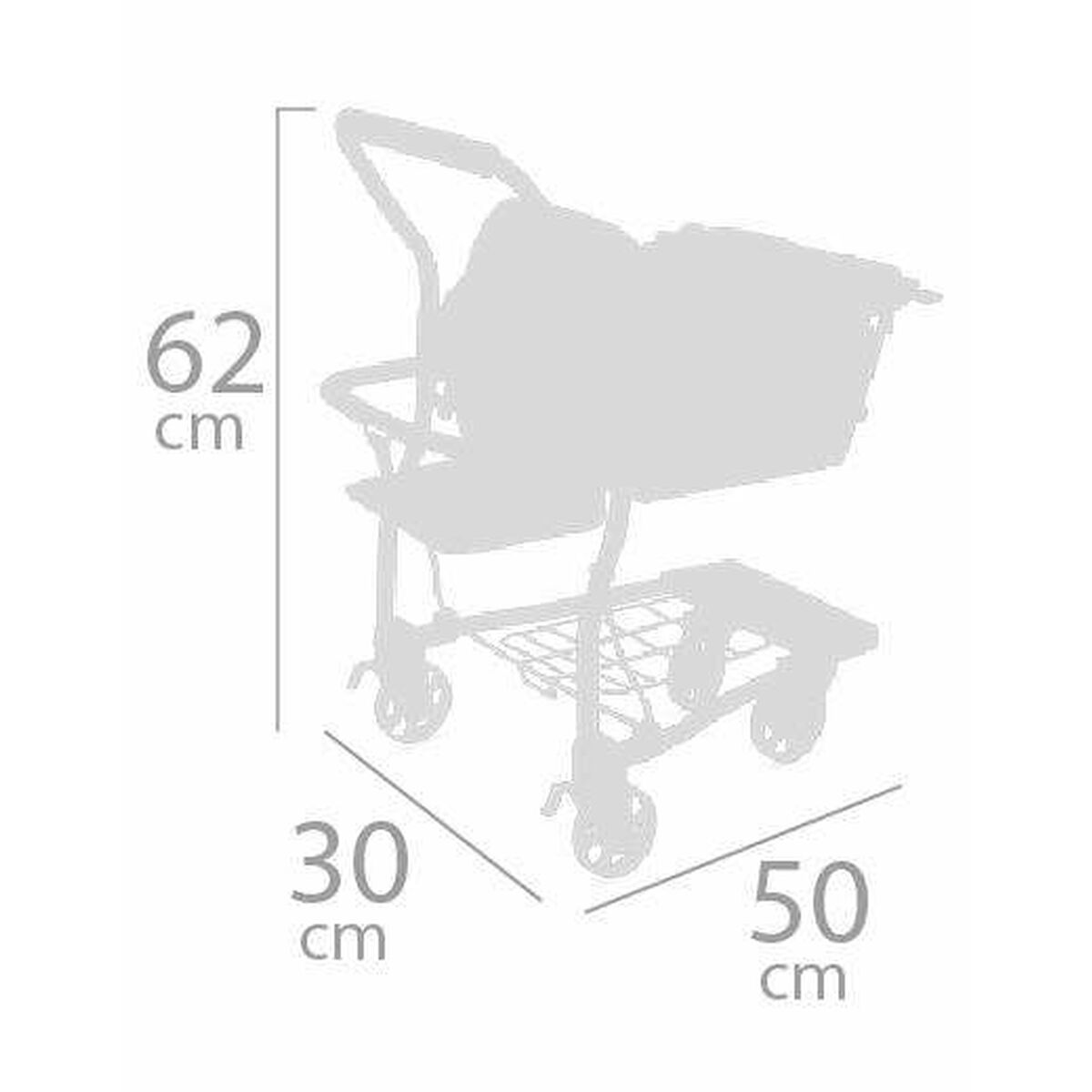Καροτσάκι Αγορών Decuevas Koala 30 x 50 x 62 cm Καροτσάκι Αγορών Decuevas Koala 30 x 50 x 62 cm