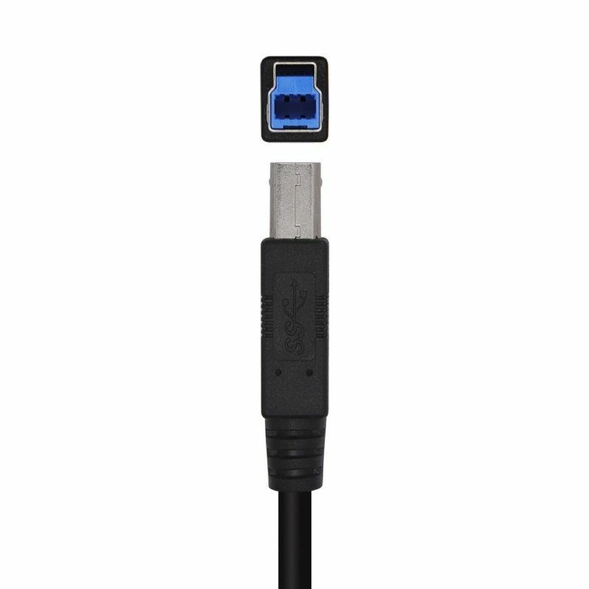 Καλώδιο USB Aisens A105-0445 Μαύρο 3 m (1 μονάδα)