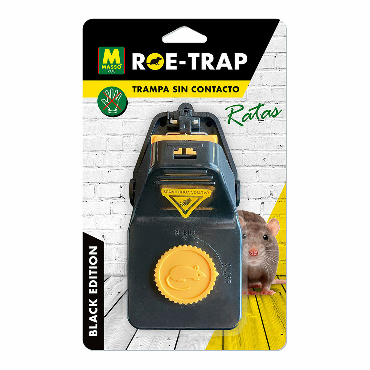 Παγίδα για αρουραίους Massó Roe-Trap Black Edition 231700 15,2 x 8 x 7,3 cm Παγίδα για αρουραίους Massó Roe-Trap Black Edition 231700 15,2 x 8 x 7,3 cm
