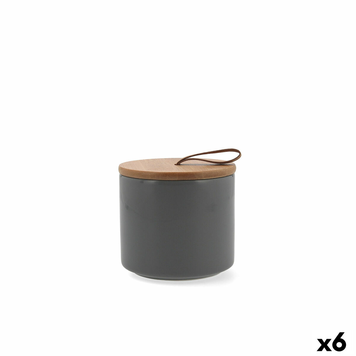 Βάζο Quid Ozon Γκρι Κεραμικά 10,4 x 10 cm (x6) Βάζο Quid Ozon Γκρι Κεραμικά 10,4 x 10 cm (x6)
